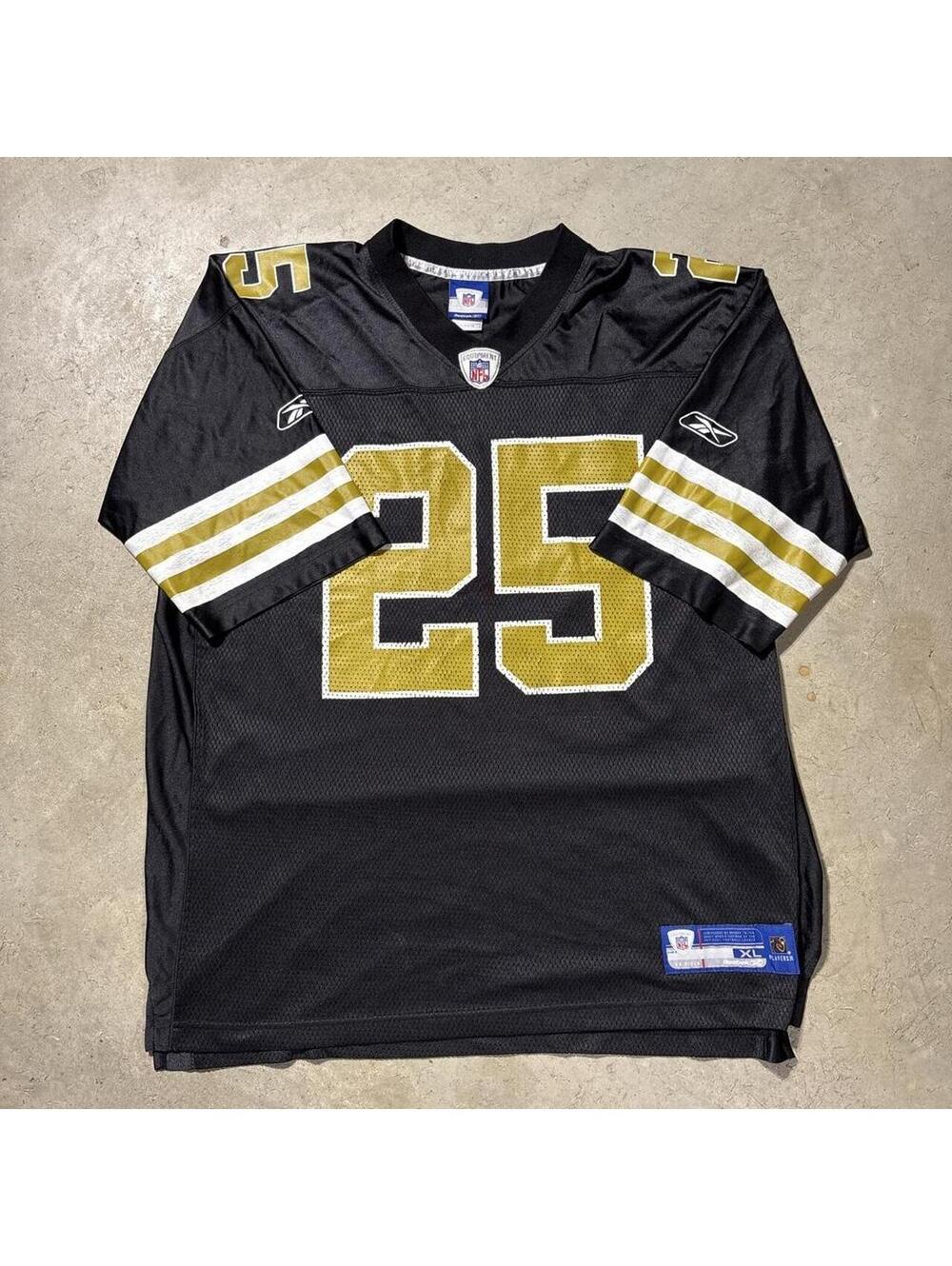 Vintage Y2K Reebok Reggie Bush New Orleans Saints #25 Jersey Mens XL NFL